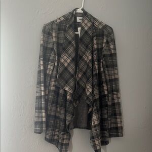 BB Dakota Checkered Draped Jacket 147